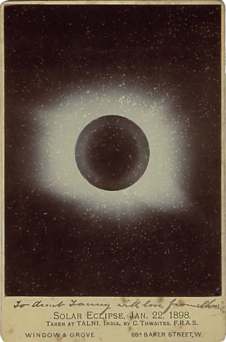 Éclipse solaire 22 janvier 1898