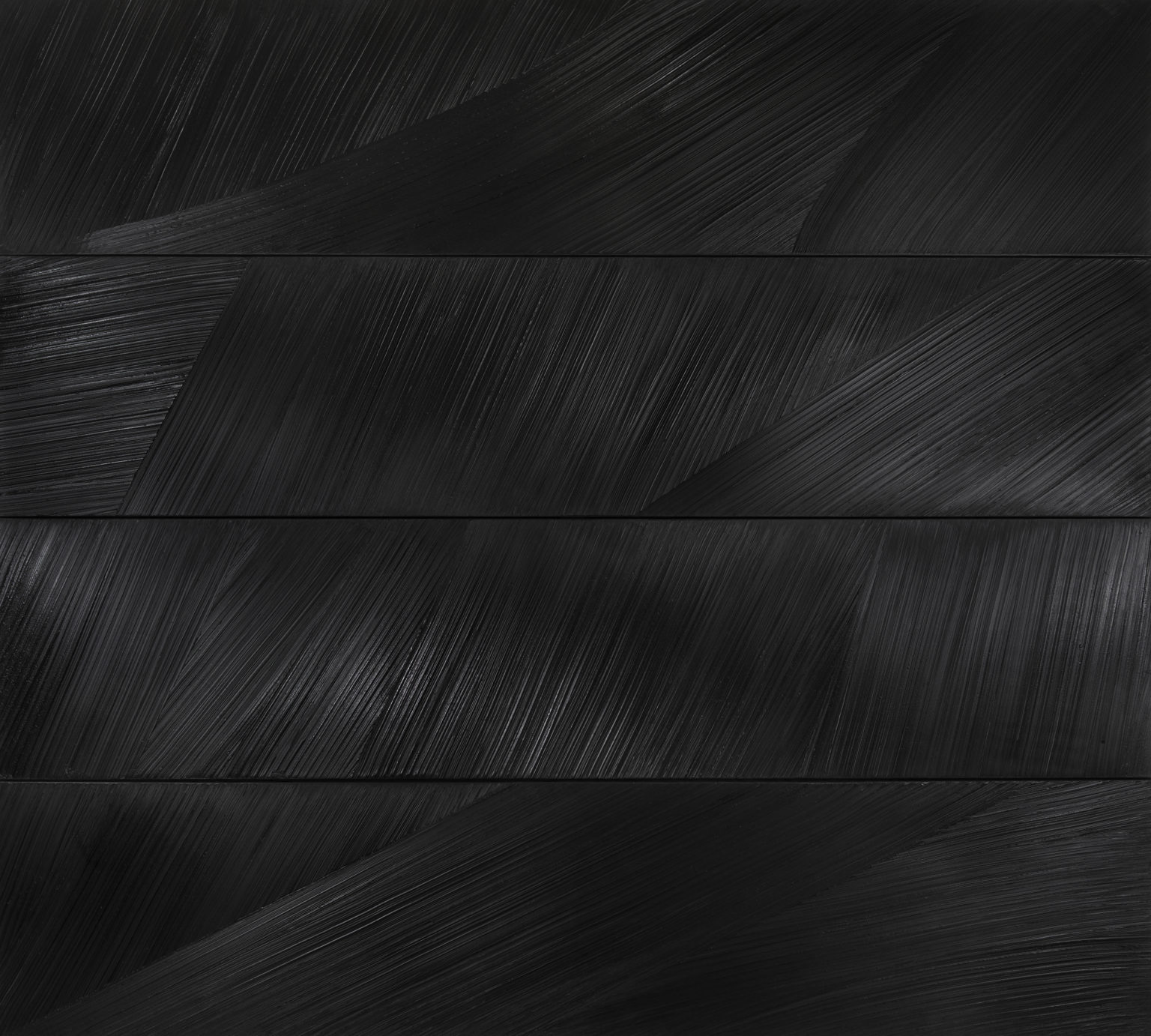 Peinture (Polyptyque J) | Pierre Soulages (Rodez 1919) | 1987 | Huile sur toile 324 x 362 cm | Musée cantonal des Beaux-Arts de Lausanne