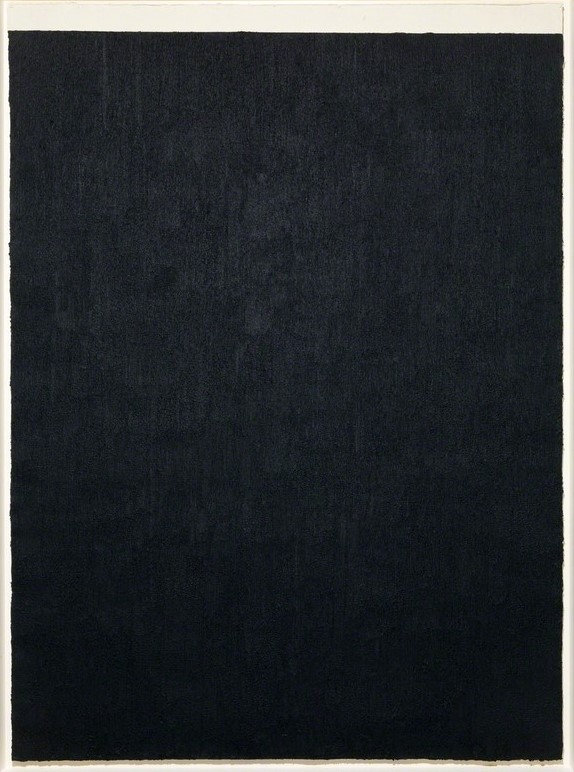 Elevational Weights, Equivalents II | Richard Serra - Paintstick on handmade paper, 279.4 × 203.2 cm, 2011