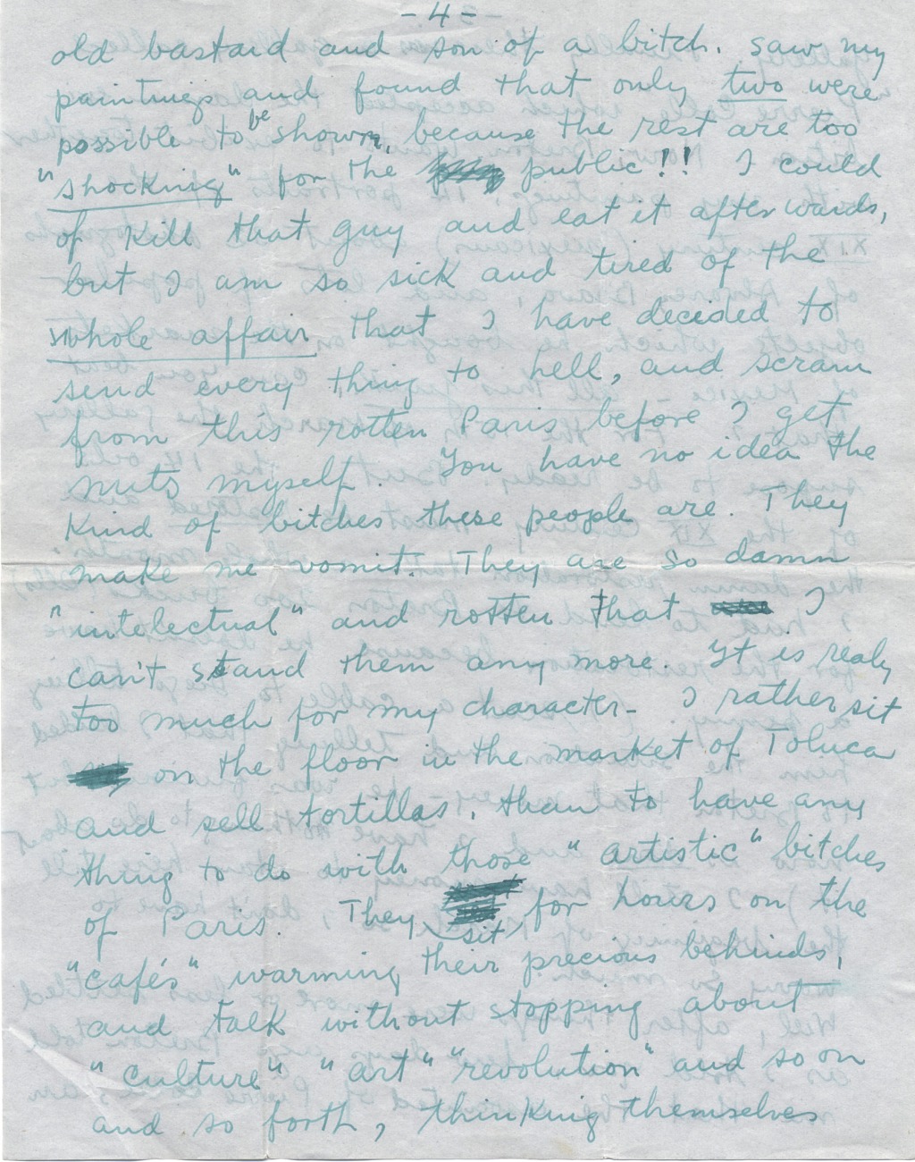 Lettre de Frida Kahlo à Nickolas Muray