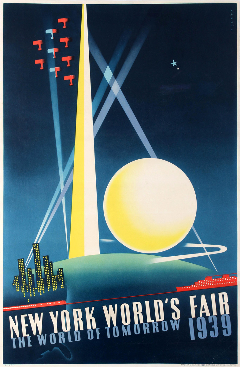 Affiche pour la Foire Internationale de New York - Joseph Binder - 1939