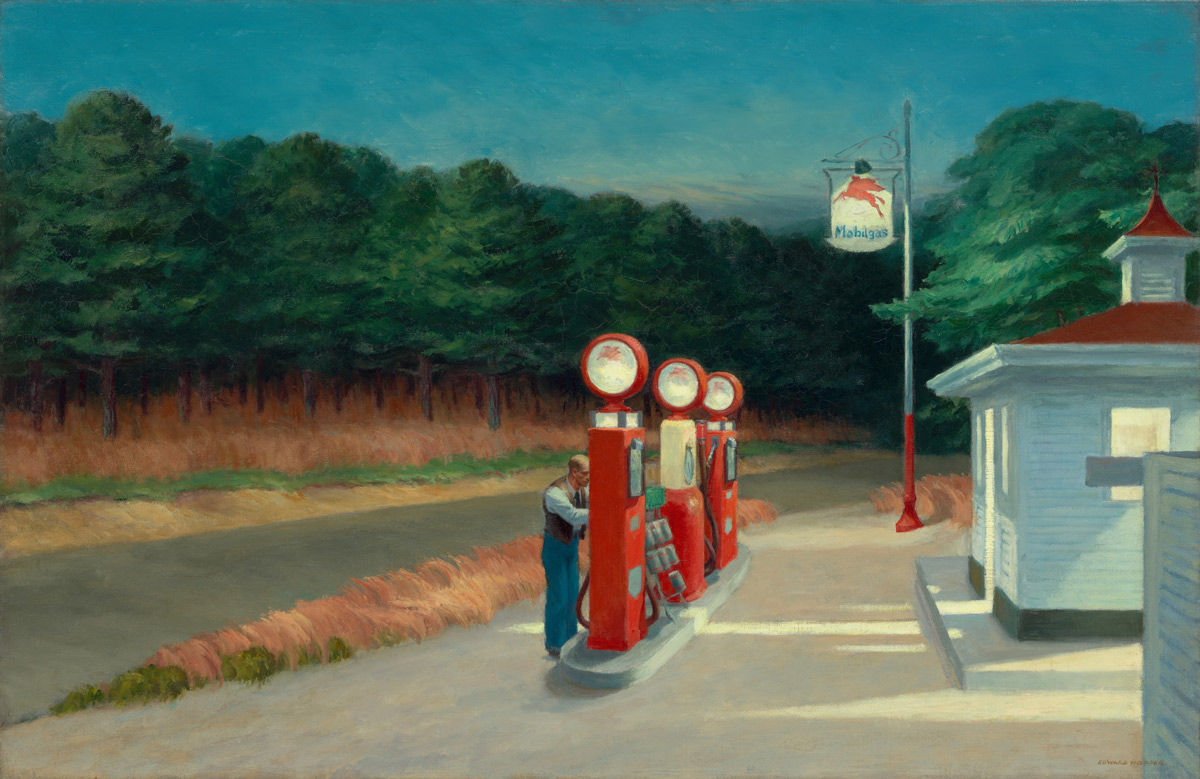 Gas Edward hopper 1940