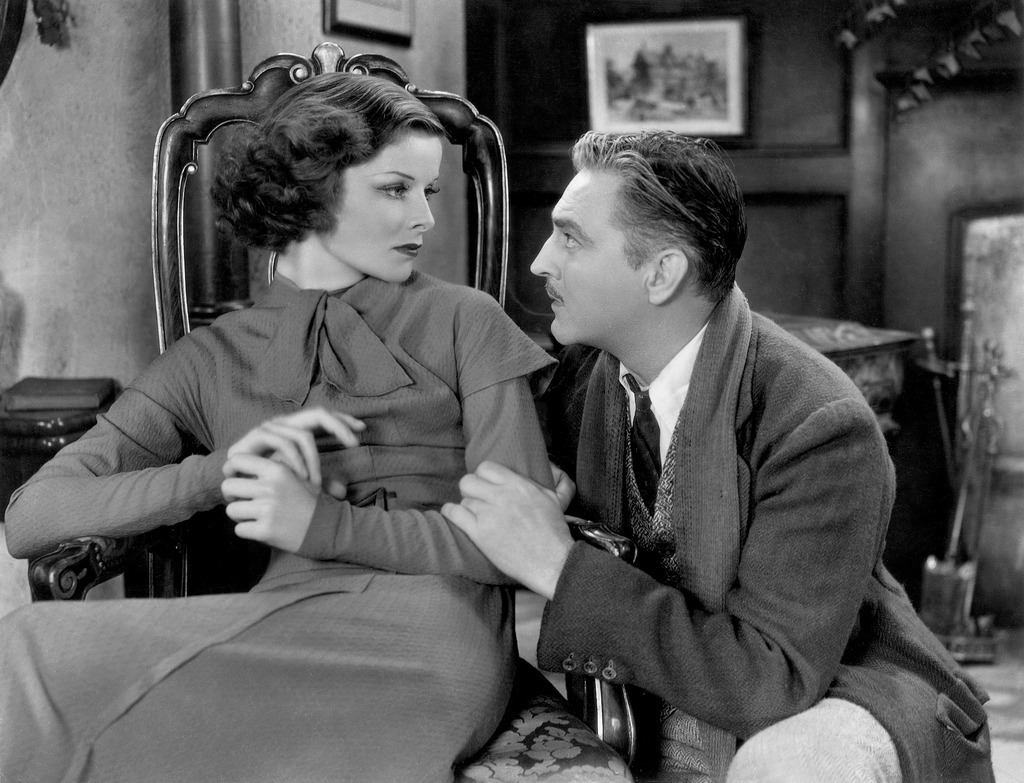 Katharine Hepburn et John Barrymore dans le film Héritage (A Bill of Divorcement) de George Cukor, 1932