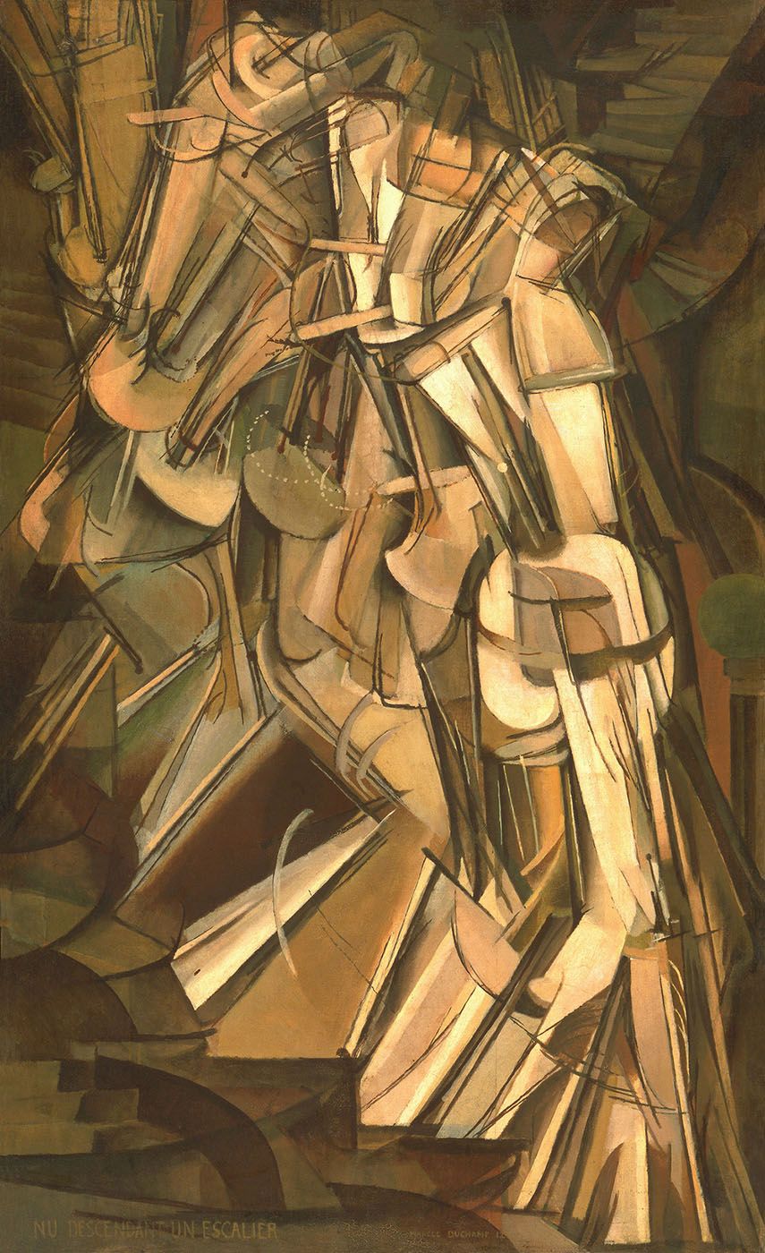 Nu Descendant un Escalier n2 - Marcel Duchamp 1912
