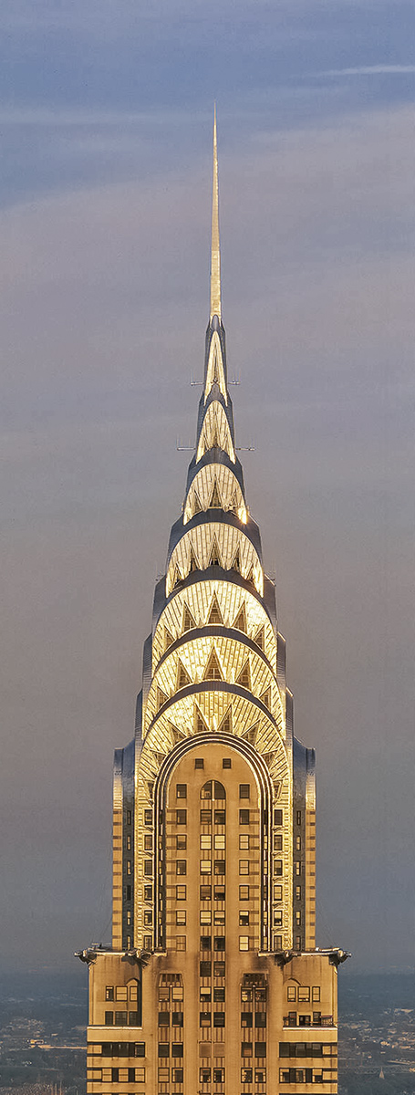 Sommet du Chrysler Building, New York