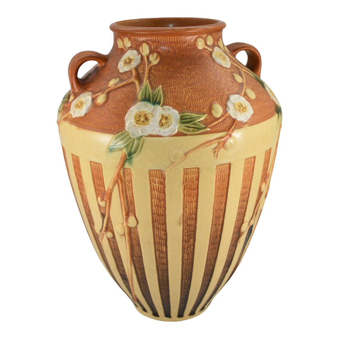 Vase modèle Cherry Blossom 1933 Roseville Pottery