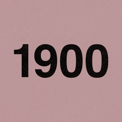Les années 1900 – Une nouvelle ère